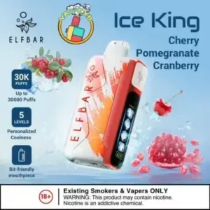 Elfbar Iceking 30k Cherry Pomegranate Cranberry