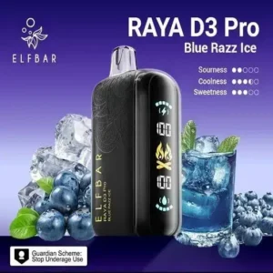 Elfbar Raya d3 pro blue razz ice